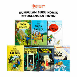 Tintin Adventure Comic Series Black Island Tintin &amp; Picaros Litmus Abduction 714Th Flight To Sydney Castafiore Gems Tintin In Tibet Tintin In America