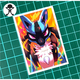 สติกเกอร์ Pokemon Lucario Slap สําหรับติดตกแต่ง