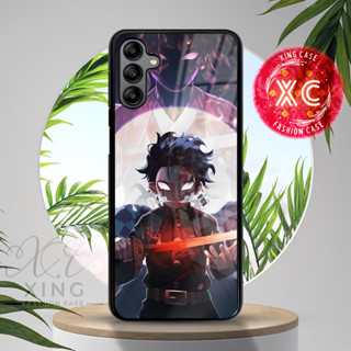 |An09| เคสกระจกเงา สําหรับ HP SAMSUNG A04S A13 A14 4G 5G | ขอเคส HP เคสแข็ง นิ่ม ปรับแต่งได้ | Hp เคสคุณภาพ HD MOTIF TANJIRO KAMADO อนิเมะ DEMON SLAYER KIMETSU NO YAIBA