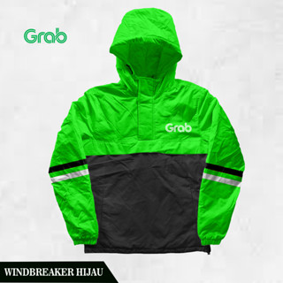 !!!  Grab Windbreaker JAcket Can custom logo/Motorcycle JAcket driver Grab JAcket Online ขายดีที่สุด