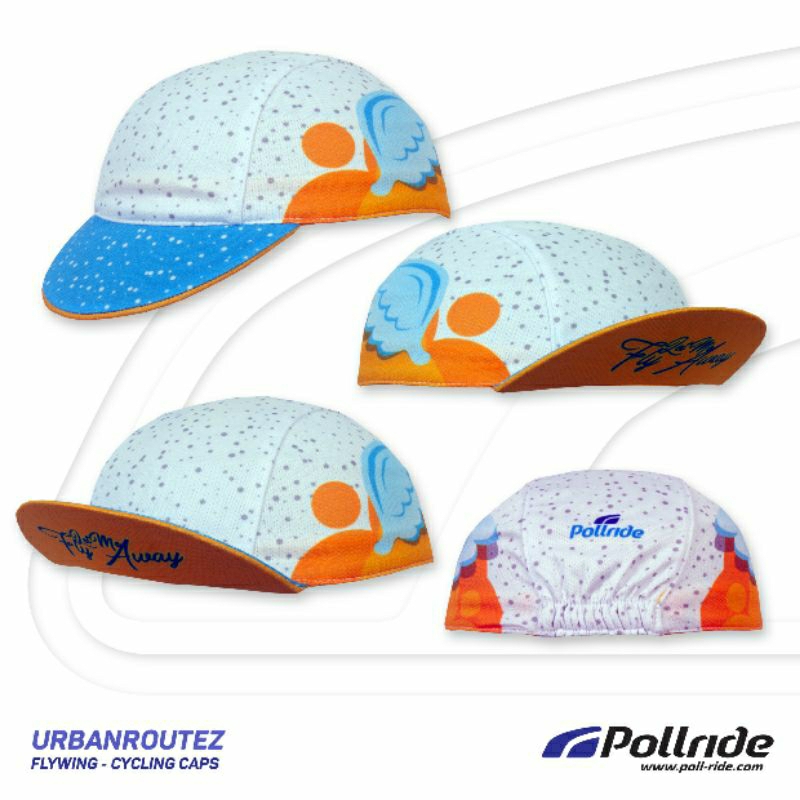 Pollride ยี่ห้อ URBANROUTEZ BLACK FLY WING หมวกปั่นจักรยาน