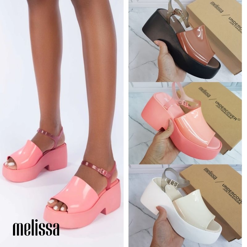 Melissa Pose รองเท้าแตะส้นเตารีด/รองเท้าแตะผู้หญิง Melissa Pose/รองเท้าแตะผู้หญิง