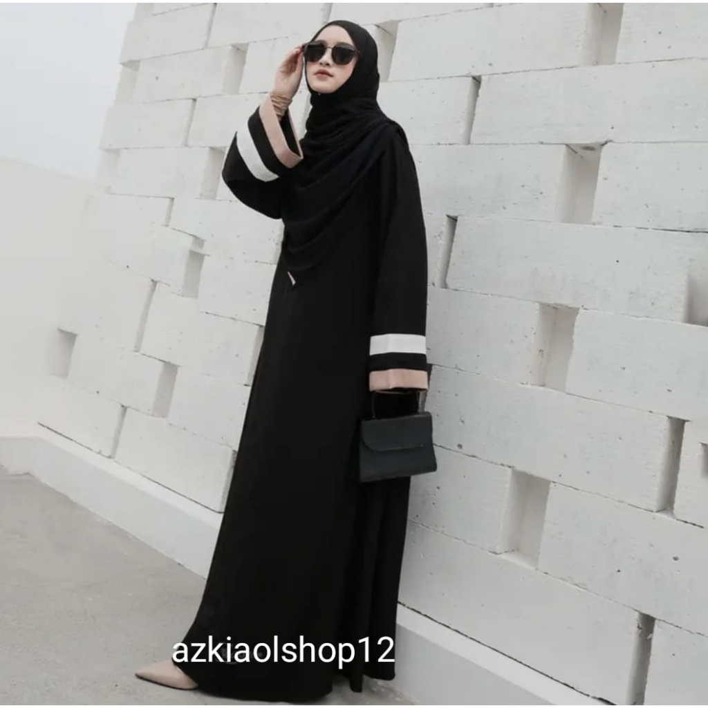 Abaya SINTYA BABAYA BASIC PLAIN ARAB ABAYA