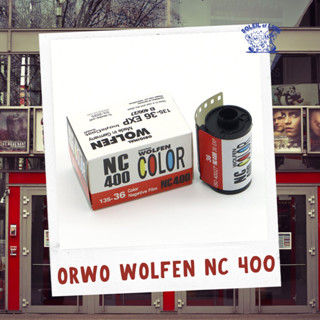 ฟิล์มม้วน Orwo Wolfen NC 400 35 มม. Iso400 36Exp