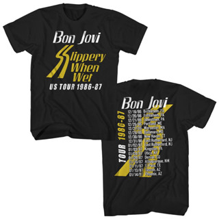 เสื้อยืด พิมพ์ลาย Bon jovi Ssw Tour Bon jovi สําหรับผู้ชาย