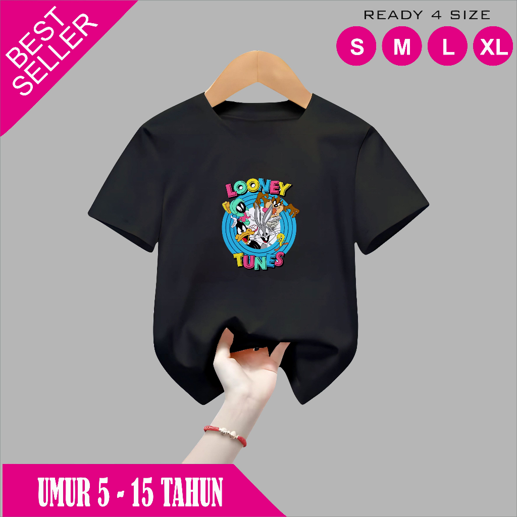 เสื้อยืด Loney Tunes 5-15 Year Old Boys& 39;