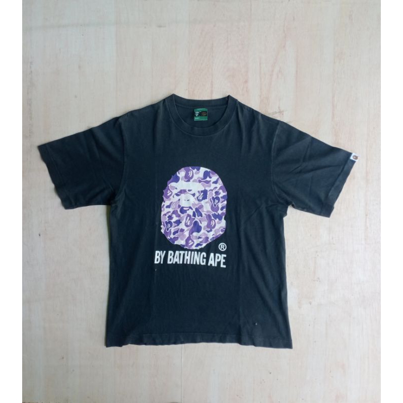 เสื้อยืด BigLOGO มือสอง BAPE ดั้งเดิม