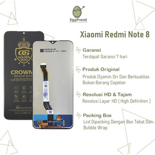 LCD TOUCHSCREEN XIAOMI REDMI NOTE 8 ORIGINAL 1 SET COMPLETE FULLSET