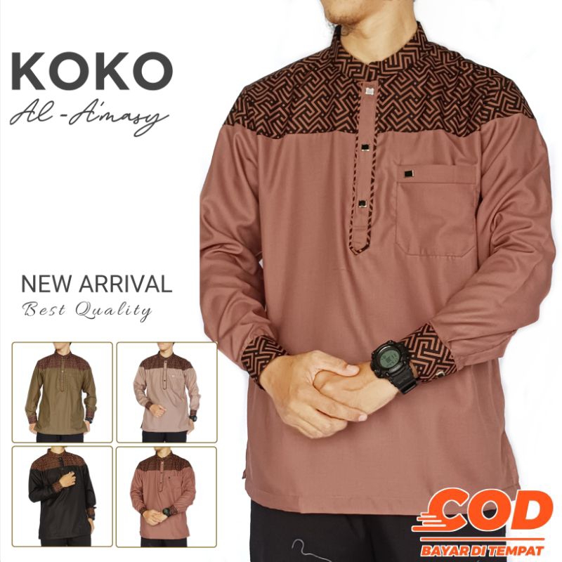 Koko Men รับประกันของขวัญพิเศษเย็น Koko มุสลิม Cool วัยรุ่นอิสลาม Study Group Casual Premium แฟชั่น