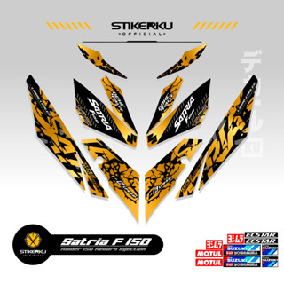 สติกเกอร์ลายทาง SATRIA FU 150 SIMPLE F150 SATRIA F150 2016-2022 STICKER STRIPING SATRIA FU R150 STOCK DECALS RIDER FI R150 SATRIA EDITION Stickerkudecall 5th MOTIF