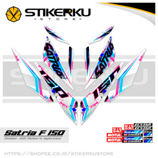 สติกเกอร์หัวฉีด SATRIA FU 150 SIMPLE F150 SATRIA F150 2016-2022 STICKER STRIPING SATRIA FU BELANG R150 STOCK DECALS RIDER FI R150 SATRIA EDITION Stickerkustore 15th MOTIF