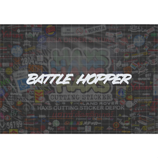 สติกเกอร์ตัด ลาย Battle Hopper ขนาด 14 ซม.