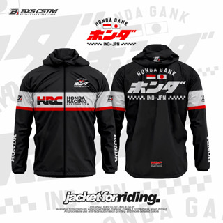 เสื้อแจ็กเก็ตแข่งรถ อลูมิเนียม กันน้ํา สําหรับ Hrc HONDA GANK CBR SONIC VARIO BEAT PCX ADV CB GL