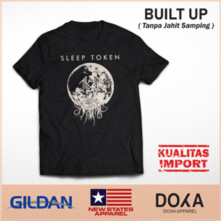 เสื้อยืด พิมพ์ลาย Built Up Band SLEEP TOKEN | เสื้อยืด พรีเมี่ยม พิมพ์ลาย METAL ROCK | ชุดนอน DISTRO ทําจากโลหะ ลาย Sleeptoken VINTAGE