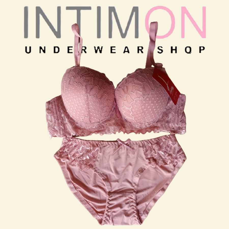 Bra BH ชุด LYDYLY 5522 CUP B MEDIUM FOAM WIRE BROCADE MOTIF เซ็กซี่ UNDEWEAR WOMEN & 39;S UNDERWEAR 