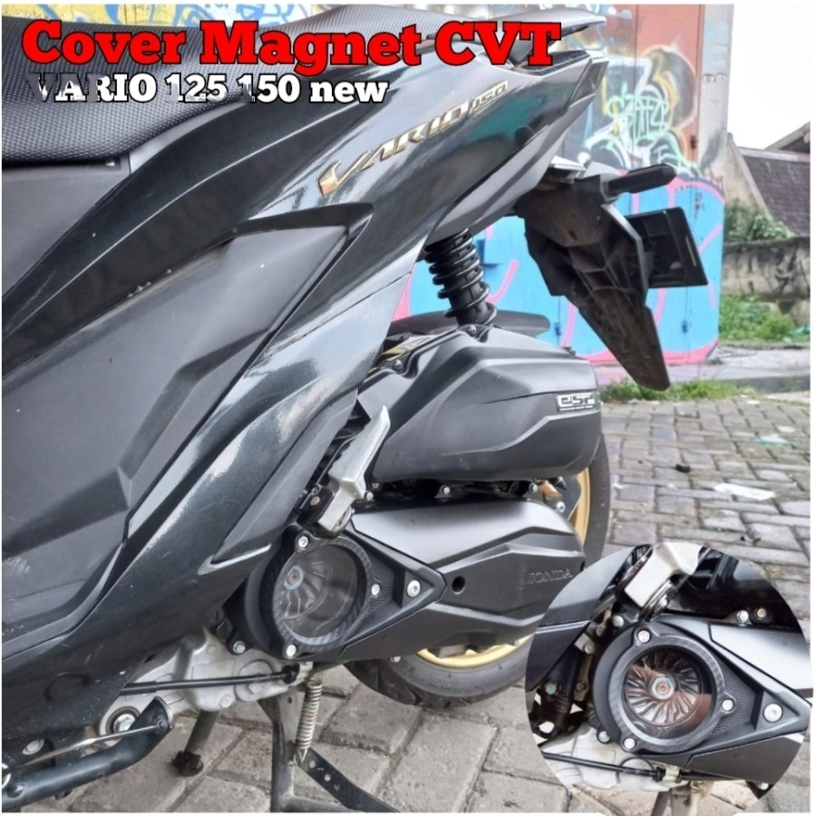 ฝาครอบแม่เหล็ก VARIO 125 150 CVT แบบใส VARIO 150 CVT