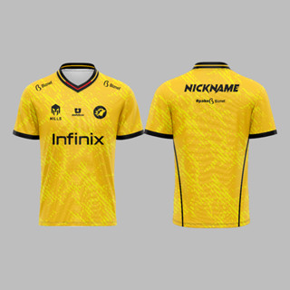 เสื้อกีฬาแขนสั้น ลายทีมชาติฟุตบอล Jersey ONIC ESPORT 2023 SEASON 12