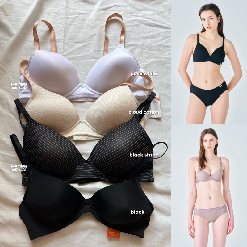 [ONE SET] 3 F*LA Airlight เกาหลี Pushup Technology บราไร้สายไม่มีลวดโฟมหนา Push Up Bra Wirefree Bral
