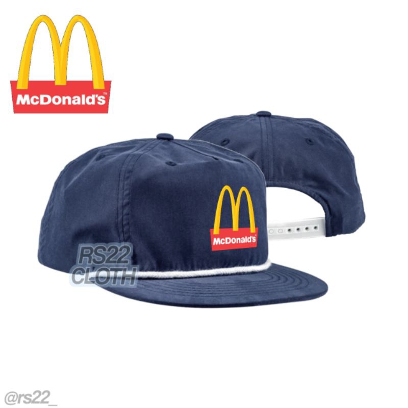 MCDONALDS Classic Snapback Hat/Classic Snapback Hat/Distro Mens Womens Mesh Snapback Hat