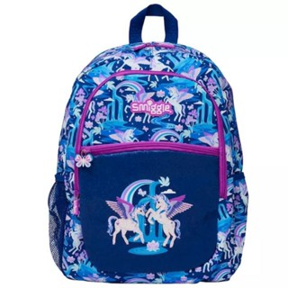 SMIGGLE กระเป๋า ลายยูนิคอร์น สีฟ้า