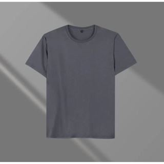 เสื้อยืดแขนสั้น ผ้าฝ้าย ลาย POLOS COMBED 30S สีเทาเข้ม