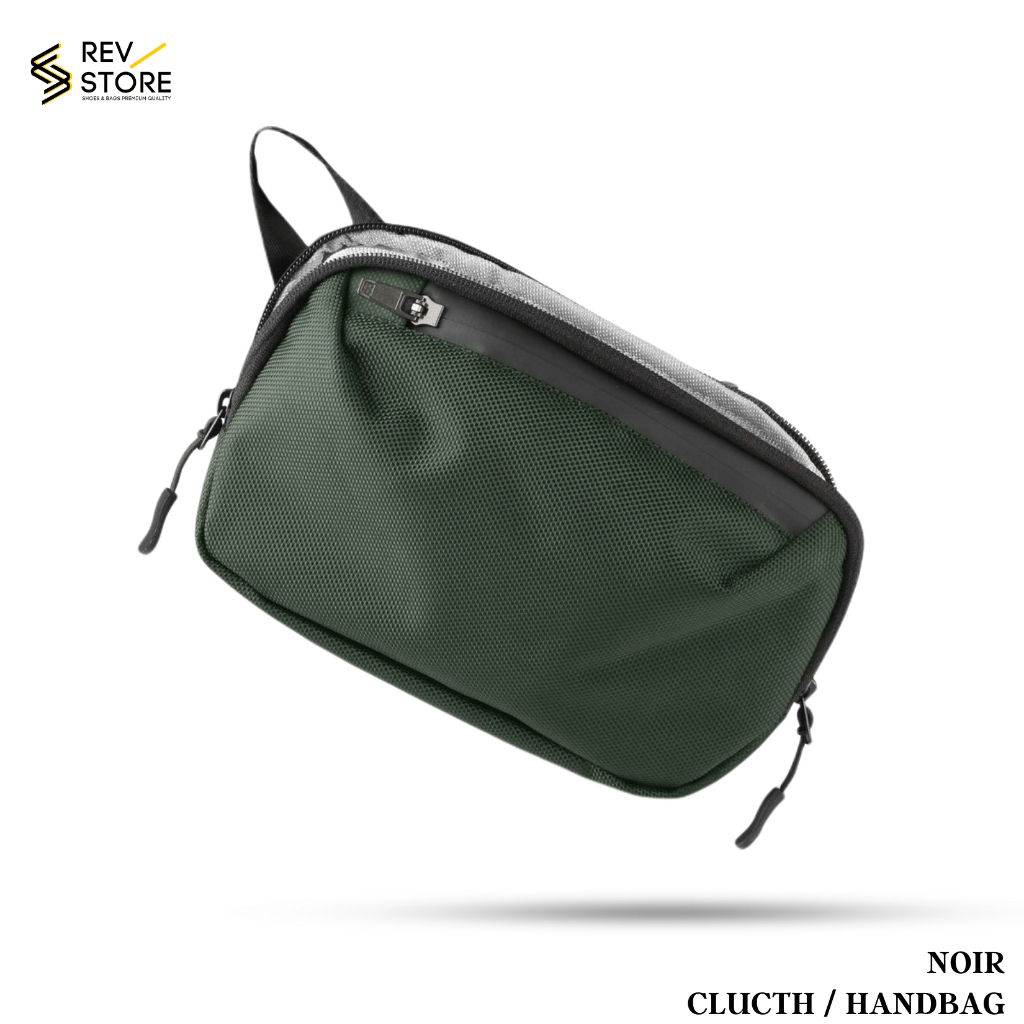 REV STORE - NOIR Waterproof Clutch Organizer Dopp Kit - Hand Bag Pouch Bag