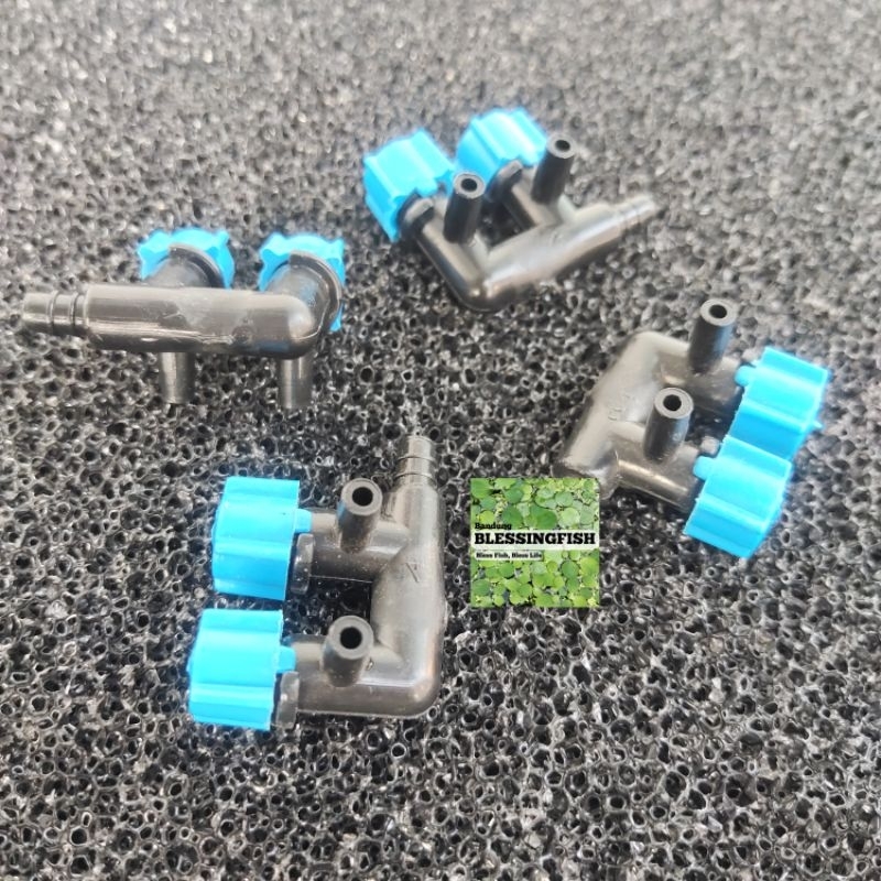 2 Way Blue Aerator Faucet 2 Hole Air Faucet Nikita Star Co2 Faucet