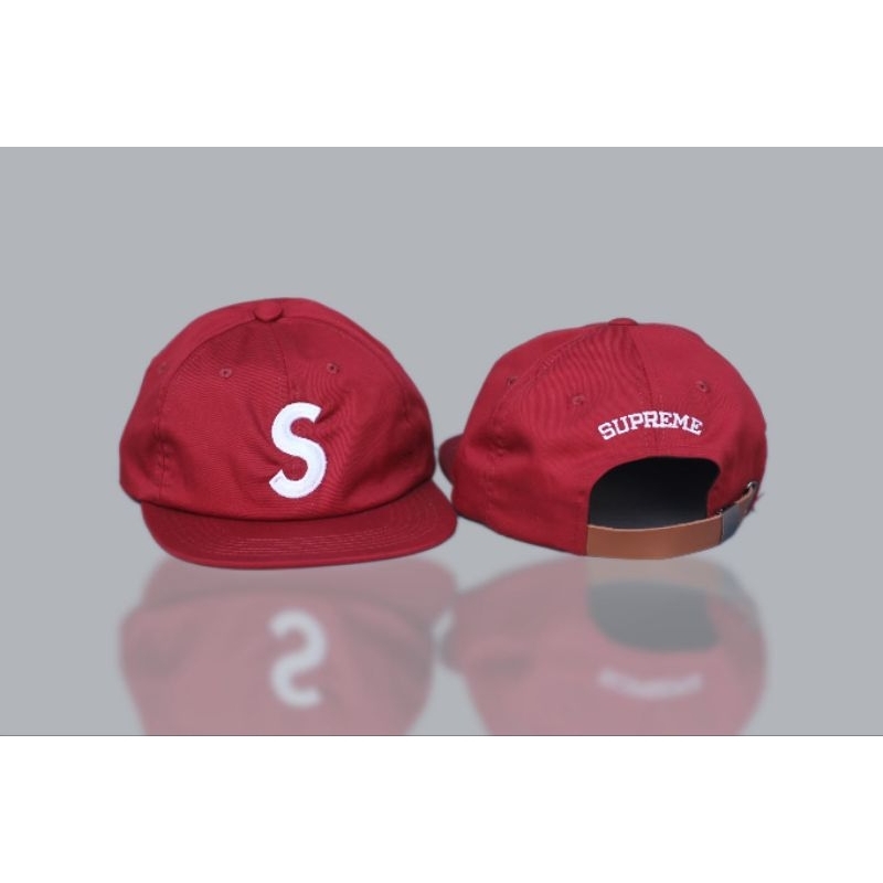 หมวก Supreme S MAROON