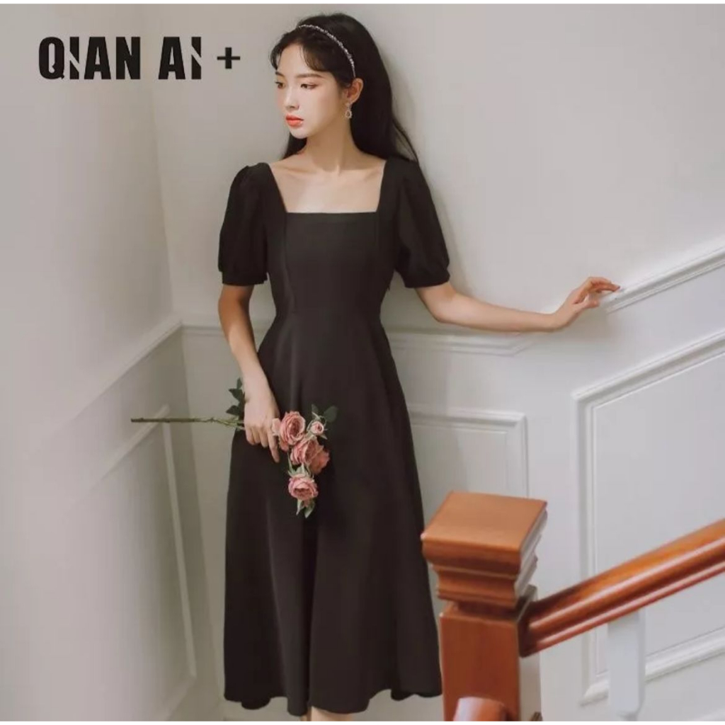 Ami Collection - Yuna ชุดเดรสยาว แขนสั้น เป็นทางการ สําหรับปาร์ตี้