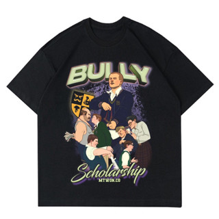 เสื้อยืด พิมพ์ลายเกม Bully SCHOLARSHIP EDITION PLAYSTATION สําหรับผู้ชาย | เสื้อยืด สีดํา | เสื้อผ้าผู้ชาย และผู้หญิง