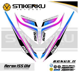 สติกเกอร์ AEROX 155 VVA MOTIF 32 OLD 155 VVA AEROX STICKER Unique AEROX 155 VVA STICKER AEROX 155 VVA STICKER STOCK DECAL LIST POLET Stickerkustore