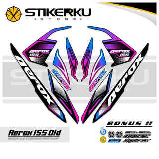 สติกเกอร์ AEROX 155 VVA MOTIF 48 OLD 155 VVA AEROX STICKER Unique AEROX 155 VVA STICKER AEROX 155 VVA STICKER STOCK DECAL LIST POLET Stickerkustore