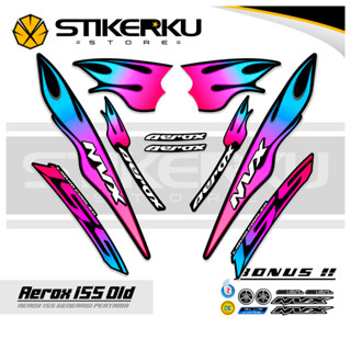 สติกเกอร์ AEROX 155 VVA MOTIF 60 OLD 155 VVA AEROX STICKER Unique AEROX 155 VVA STICKER AEROX 155 VVA STICKER STOCK DECAL LIST POLET Stickerkustore