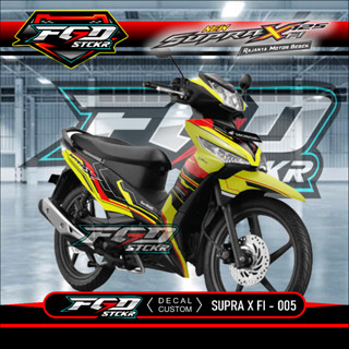 สติกเกอร์ ลายกราฟฟิค Supra X 125 Fi Modif Cool Supra X 125 Fi 005