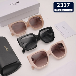 Hitam แว่นกันแดดผู้หญิง / แว่นกันแดดผู้หญิง Celine ขายดีที่สุด S2317