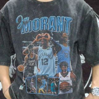 Ja MORANT เสื้อยืด ลาย VINTAGE | เสื้อยืด ขนาดใหญ่ ลาย Ja MORANT | เสื้อยืด พิมพ์ลาย BUILTUP สไตล์เรโทร | เสื้อยืด แขนสั้น คอกลม พิมพ์ลาย Ja MORANT พรีเมี่ยม