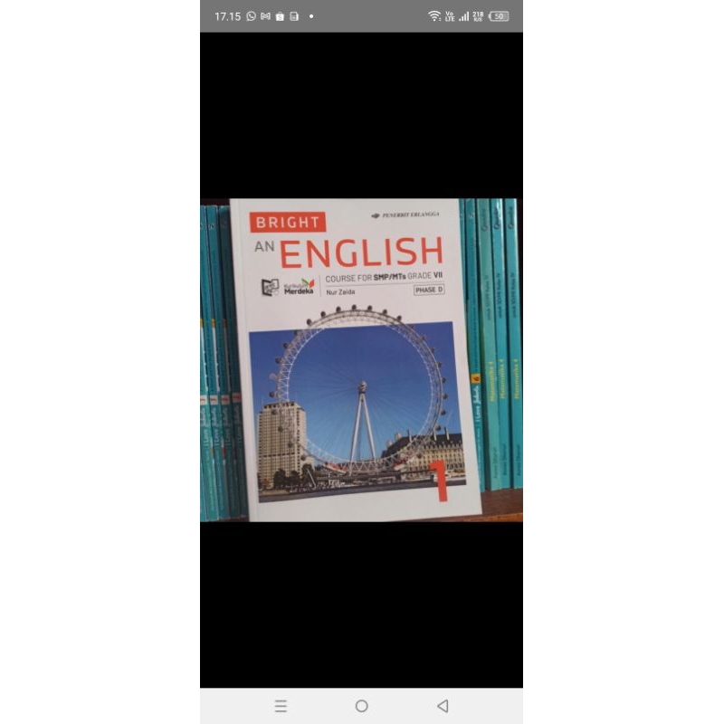 BRIGHT AN ENGLISH สําหรับ JUNIOR HIGH SCHOOL GRADE VII BEBITED โดย RALANGGA INDEPENDENT CURRICUM