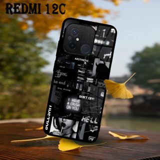 [IPS68] เคส Xiaomi REDMI 12C กลิตเตอร์ | เคส Hp เคลือบเงา | ลวดลายความงาม ART