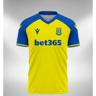 เสื้อกีฬาแขนสั้น ลายทีม Jersey Stoke City 3rd 2023 2024