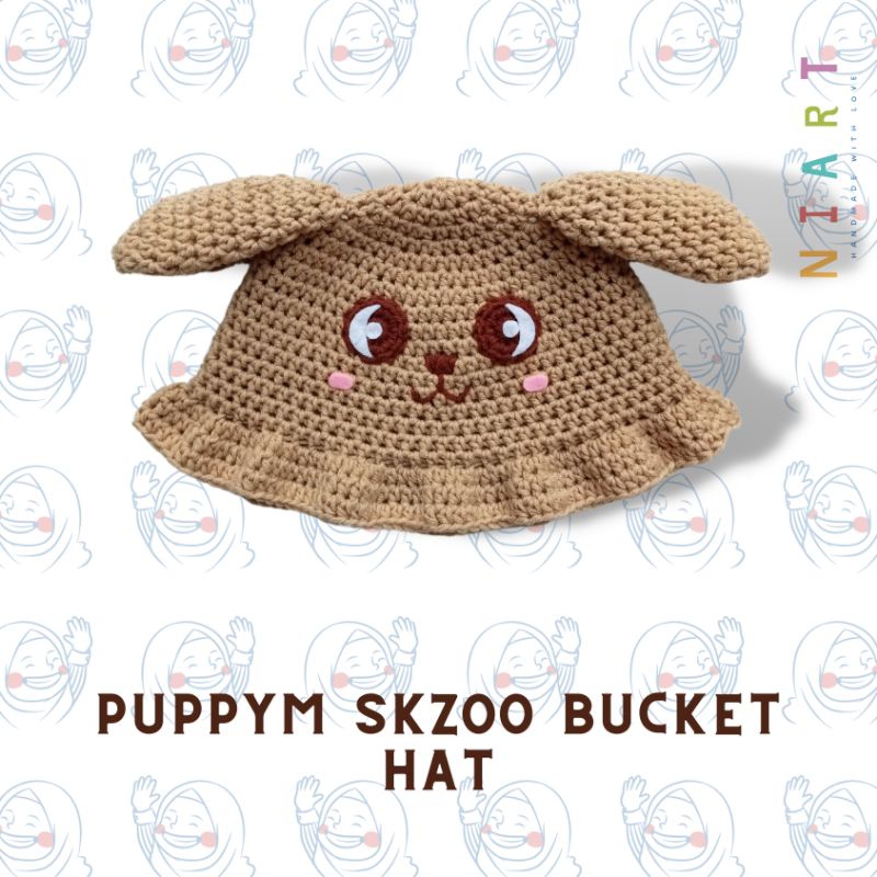 หมวกบักเก็ต PuppyM Skzoo (niart.craft)