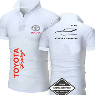 เสื้อโปโล คอปก ลาย Toyota Racing Fortuner Type 33