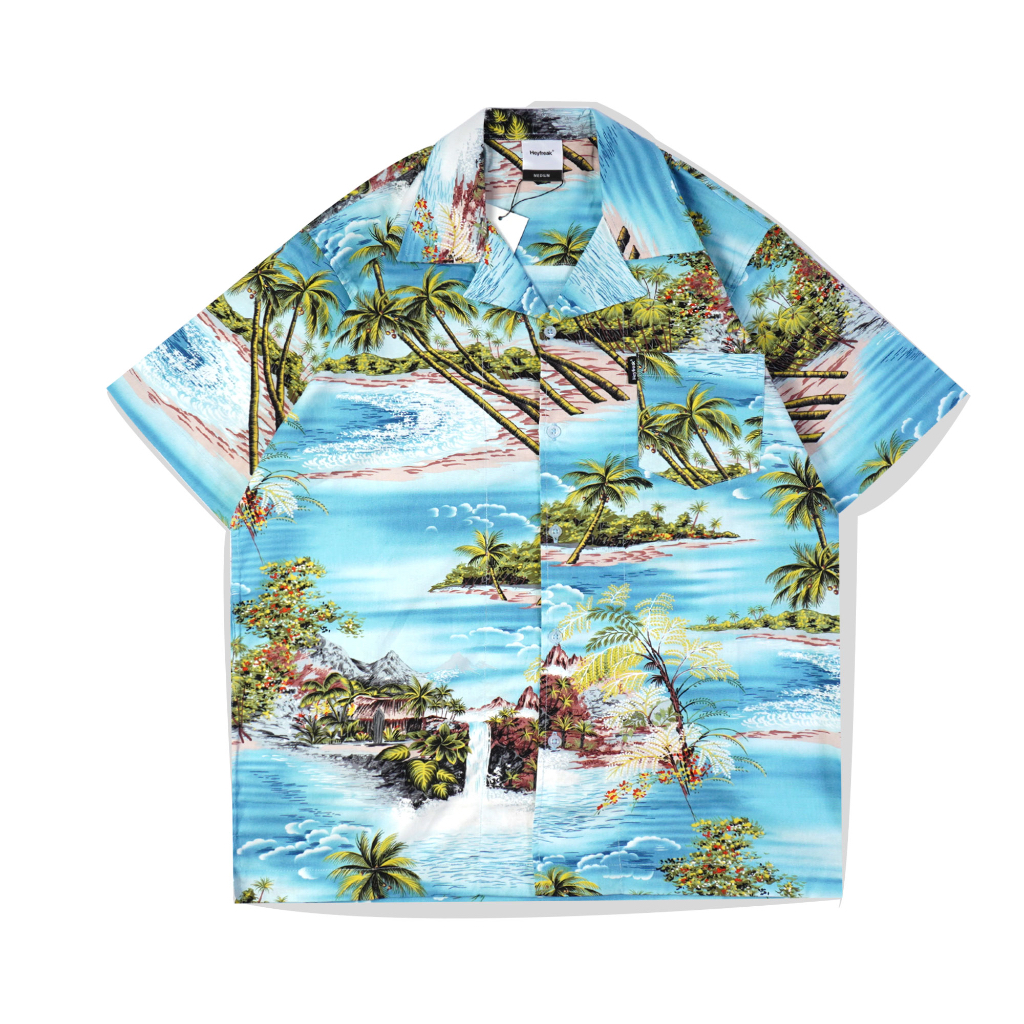 เสื้อยืด Heyfreak Bowling Coconut Blue