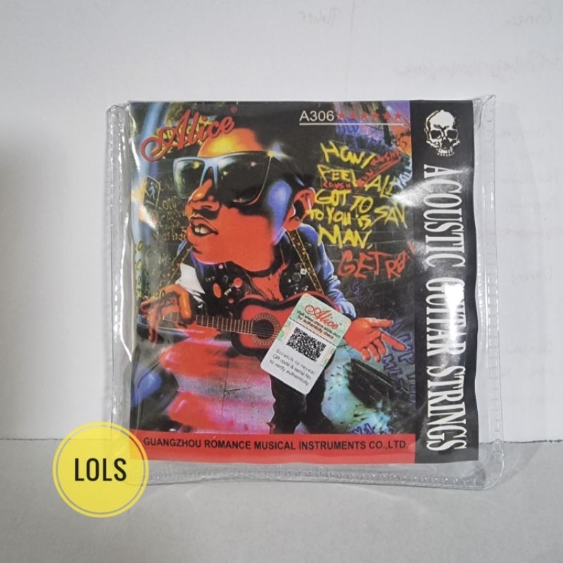 สายกีต้าร์โปร่ง Alice A306SL (011)