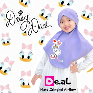 Arjuna Instant HIJAB CRINKLE ดอกเดซี่ DUCK ORI DE.AL HIJAB