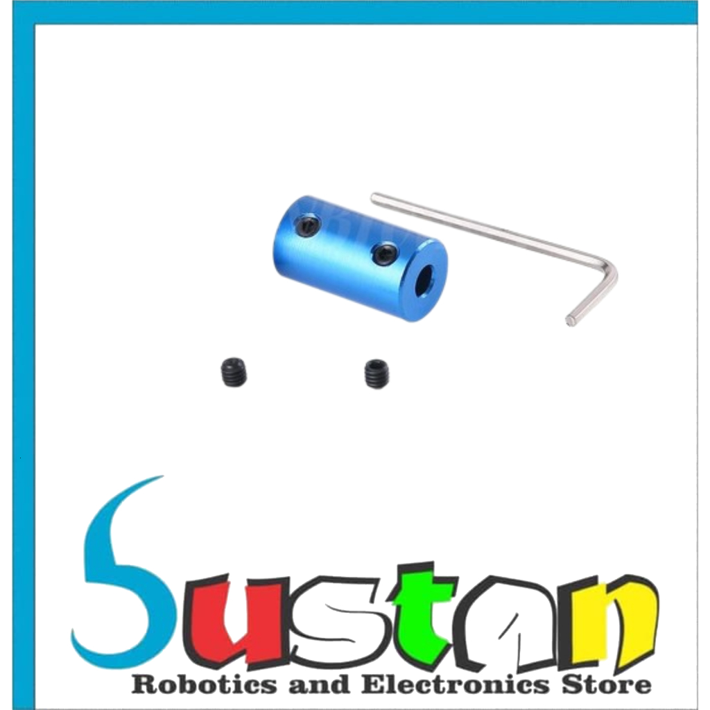 BLUE SHAFT 8X8MM COUPLER ALUMINIUM DRIVE SHAFT 8X8 MM สําหรับ STEPPER