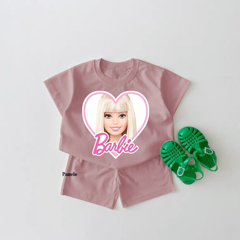 KATUN Pamelo.id BARBIE Love One Set for Kids Combed Cotton 24s