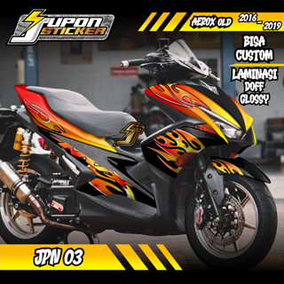 Jupon สติกเกอร์โปโล ลาย Fullbody Yamaha AEROX 155 Old 2016-2019 Jpn03