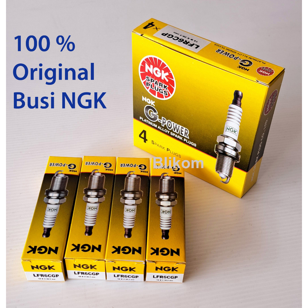 หัวเทียน NGK Platinum LFR6CGP 1 แพ็คสําหรับ Innova Fortuner Hilux