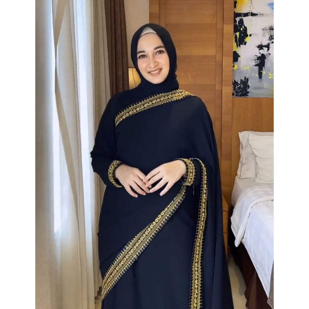 มุสลิมเสื้อผ้าสตรีพรรคอินเดียsari Gamisเชิญพรรคชุดมุสลิมชุดล่าสุดอินเดียGamisหรูหราพรรคชุดแต่งงานเชิญDresมุสลิมชุดElegant Party RobesพรหมอินเดียSari Abaya Olshop 2