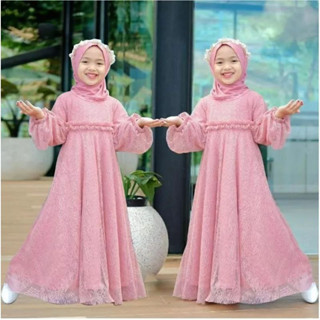 Ag2307 ชุดเครื่องแบบมุสลิม สไตล์โมเดิร์น ไซซ์ S - XL (2-9 ปี) CE สําหรับเด็กมุสลิม